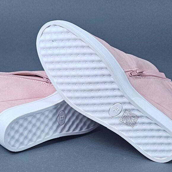 Dream Pairs Pink Blush Platform Wedge Sneaker Ankle Booties - Picture 8 of 14